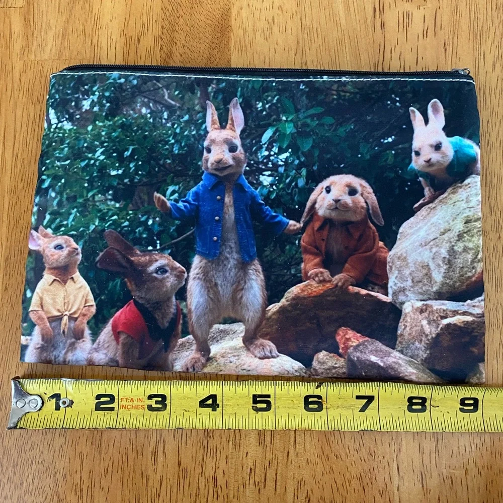 Cosmetic Bag Rabit Design Easter Diabetic Kit Bag Dog Walker Bag (NWOT) - Picture 6 of 6